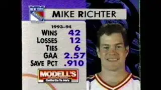 New York Rangers VS Montreal Canadiens 1/21/1995