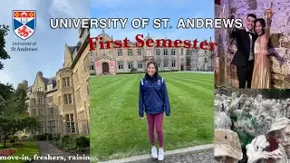 UNIVERSITY OF ST. ANDREWS move-in, freshers, first semester vlog!!