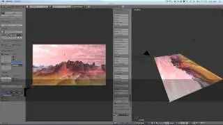 Добавление текстуры к плоскости с помощью Blender 2.61
