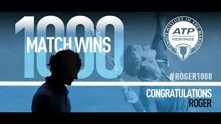 Roger Federer 1000 Match Wins Tribute
