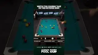 𝗧𝗢𝗠 𝗖𝗢𝗨𝗦𝗜𝗡𝗦 𝗪𝗜𝗧𝗛 𝗔 𝗥𝗘𝗩𝗘𝗥𝗦𝗘 𝗗𝗜𝗦𝗛!!#UltimatePool #Billiards #8BallPool #pool #8ball #snooker #skills