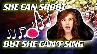SHE CAN SHOOT - BUT SHE CANT SING - 300IQ SONGS - LOEYA playing FORTNITE