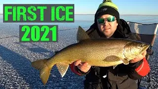 Cold Lake first ice lake trout 2021!!