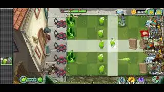 #pvz2 Pi&ntilde;ata party with pea pod, spring bean and grapeshot .