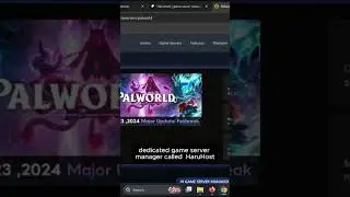 Self Host Palworld Dedicated Servers #gamehosting