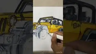 Drawing Jeep Wrangler Rubicon