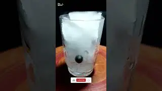 Experiment: Hot Metal Ball vs Ice Cubes with Sprite #experiment #shorts #metalball  #sprite