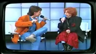 BRIGITTE MIRA (DREI DAMEN VOM GRILL) BEI DER ZDF-HITPARADE 1988