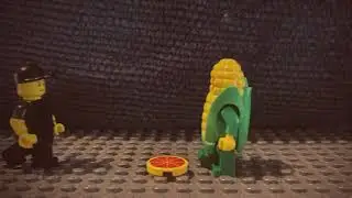 Lego Corn guy beats up peasant