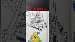 BILL CIPHER GRAVITY FALLS | SKETCHBOOK DRAW