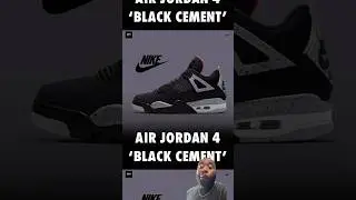 Air Jordan 4 Black Cement. Would You Cop? #nike #jordan