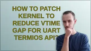 Unix: How to patch kernel to reduce VTIME gap for uart termios API?