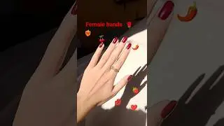#nailstyle #nails #red #prettylittlebaby #conniefrancis #female #hands