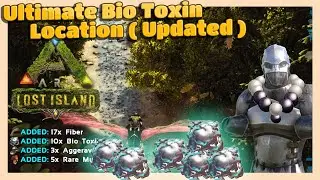 Местоположение биотоксина Easy Bio Toxin (выбрать вручную) на острове Lost Island в ARK Survival Evolved