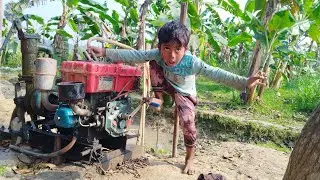 How to making missing start. Water pump machine start video.