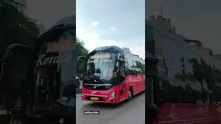 😍BRAND NEW VOLVO BUS 9600 KERALA LINES ♨️#shortsfeed #shortsviral #volvo #volvo9600 #brandnew #bus