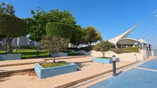 VLOG | ICONIC ABU DHABI CORNICHE | EXOTIC MORNING WALK  |