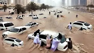 TSUNAMI 2025: Catastrophic Waves FLOOD Saudi Arabia, Winds Tear Roofs From Cities | movie