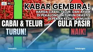 Harga Sembako di Pekalongan Fluktuatif: Cabai dan Telur Turun, Harga Gula Pasir Justru Naik