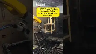 Spray coating made easy.LIGENT spray robots double your production capacity.  #spray  #robotic