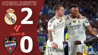 Real Madrid vs Levante | Full Match Highlights | La Liga