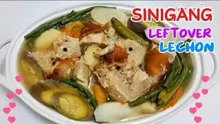 LEFTOVER LECHON SINIGANG #lechonrecipe #sinigangrecipe #sinigang #lechon #food #yummy #lechonrecipe