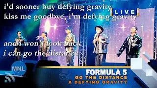 [KARAOKE] GO THE DISTANCE x DEFYING GRAVITY (Formula 5) Momentum Live MNL