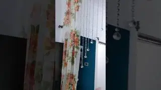 Reuse Old Saree Into Beautiful Curtains In 5minutes @youtube #shorts