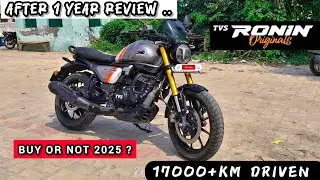 TVS Ronin 225 1 Year Ownership Review l 17000+ km Driven l Mileage l Comfort l service  
