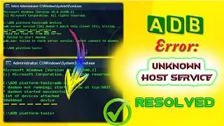 Fixed! ✅ ADB Error Unknown Host service | Server doesn't match client