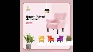 Button Tufted Chair |  FATIMA FURNITURE