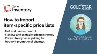 How to Import Item Specific Price Lists in Zoho Inventory