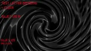 Test after effect Text Decoding + Clock