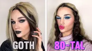 TONE TESTAR: TVÅ OLIKA LOOKS (Goth och 80-tal)
