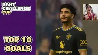 TOP 10 GOALS - DART CHALLENGE CUP #dartsfootball #fc26