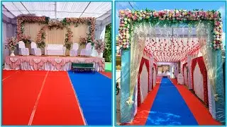 Best Stage, gate mandap decoration Engagement Ceremony | Sagar Tent House Bargarh #decorationideas 