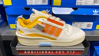 Adidas Forum Mod Low (Cloud White/Crew Yellow/Orange) - Style Code: IE7112