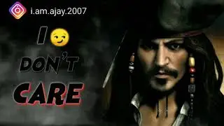 ⛵CAPTAIN JACK SPARROW THUG LIFE😎__WHATSAPP STATUS JOHNNY DEPP⛵