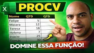 Como fazer a função PROCV no Excel