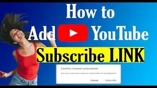 How To Make A YouTube Subscribe Link