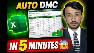 How to create automatic DMC for all students in Ms excel| Auto Result Sheet  |DMC 2025
