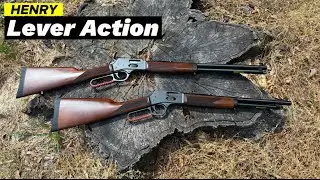 Lever Action Rifle and Carbine comparison and review. Henry Big Boy Steel .45 LC.
