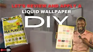 LET&rsquo;S REVIEW AND APPLY A LIQUID WALLPAPER - DIY #silkplaster #liquidwallpaper #wallpaperinstallation