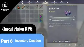 Unreal Engine 5 RPG Tutorial Series - #6: Basic UI Setup - Inventory Component