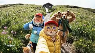 Mama Cat & Kitten Visit Switzerland 🇨🇭 | Cute Cat Travel Story for Kids | MileyTuki