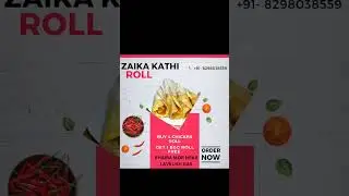 zaika KATHI ROLL jamui #fastfood #chicken #roll #streetfood #jamui