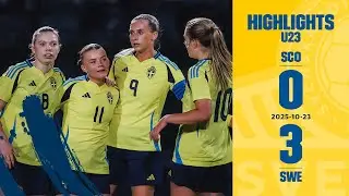 Highlights U23 | Skottland-Sverige 0-3