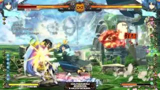 Dizzy RC combo and flamespike oki setup GGXRDR