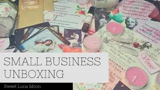 Witchy Small Business Unboxing - Sweet Luna Moon - Self Love Box