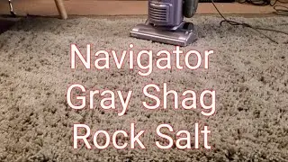 Shark Navigator Vacuuming Rock Salt